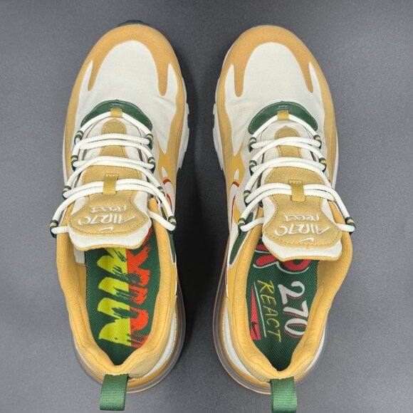 Nike Air Max 270 React 'Reggae' - Picture 2 of 9